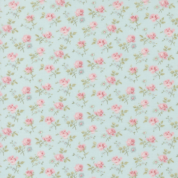 Abide 18791-14 Light Blue by Brenda Riddle Designs for Moda Fabrics, Image