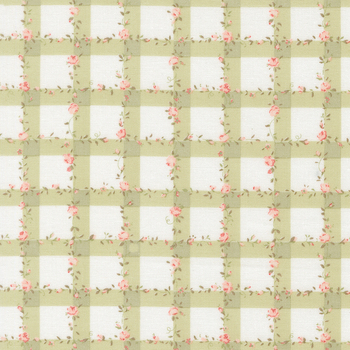 Abide 18793-25 Light Green by Brenda Riddle Designs for Moda Fabrics, Image
