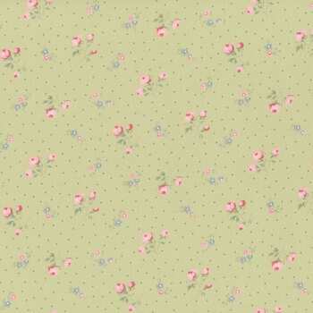 Abide 18792-15 Light Green by Brenda Riddle Designs for Moda Fabrics, Image