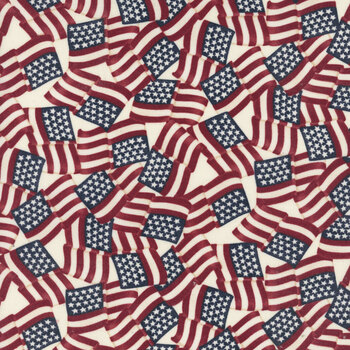America 250 Years 56180-11 Parchment by Deb Strain for Moda Fabrics, Image