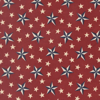 America 250 Years 56181-12 Brave Crimson by Deb Strain for Moda Fabrics, Image