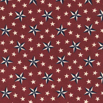 America 250 Years 56181-12 Brave Crimson by Deb Strain for Moda Fabrics, Image