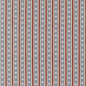 America 250 Years 56184-26 Steel Blue by Deb Strain for Moda Fabrics, Image