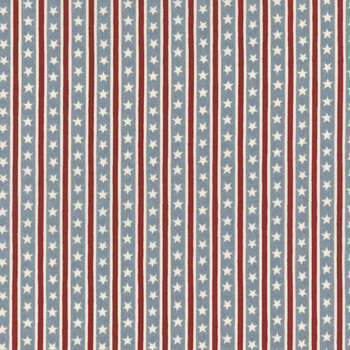 America 250 Years 56184-26 Steel Blue by Deb Strain for Moda Fabrics, Image