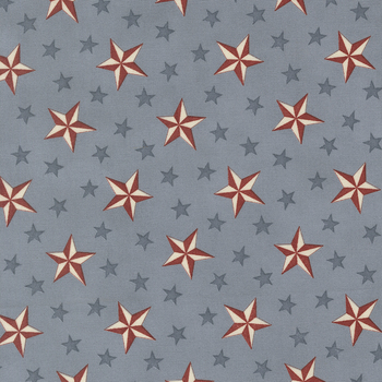 America 250 Years 56181-16 Steel Blue by Deb Strain for Moda Fabrics, Image