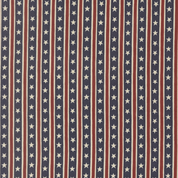 America 250 Years 56184-24 Loyalty Blue by Deb Strain for Moda Fabrics, Image