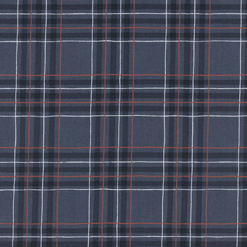 America 250 Years 56183-15 Patriot Blue by Deb Strain for Moda Fabrics, Image