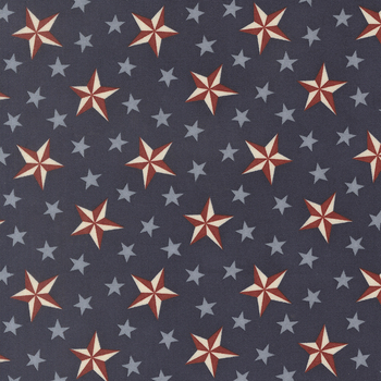 America 250 Years 56181-14 Loyalty Blue by Deb Strain for Moda Fabrics, Image