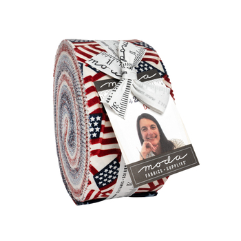 America 250 Years  Jelly Roll by Deb Strain for Moda Fabrics - RESERVE, Image