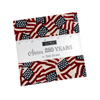 America 250 Years  Charm Pack by Deb Strain for Moda Fabrics - RESERVE, Image