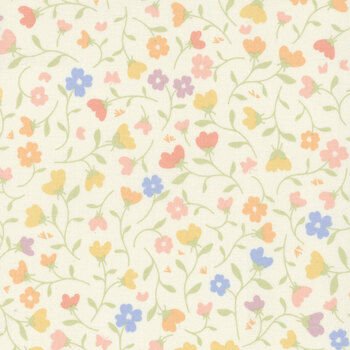 Pastel Prairie 31780-11 Porcelain by Heather Briggs for Moda Fabrics, Image