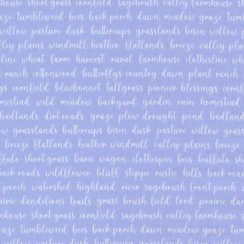 Pastel Prairie 31784-21 Sky by Heather Briggs for Moda Fabrics, Image
