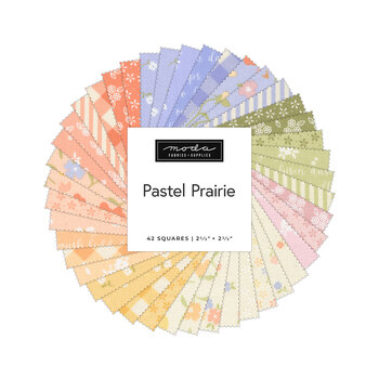 Pastel Prairie  Mini Charm Pack by Heather Briggs for Moda Fabrics - RESERVE, Image