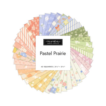 Pastel Prairie  Mini Charm Pack by Heather Briggs for Moda Fabrics - RESERVE, Image