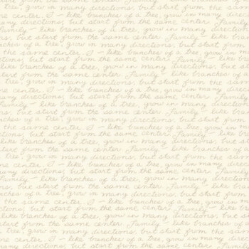 Family Tree 56165-21 Warm White by Deb Strain for Moda Fabrics, Image