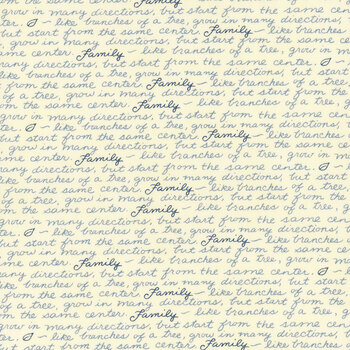 Family Tree 56165-11 Warm White by Deb Strain for Moda Fabrics, Image