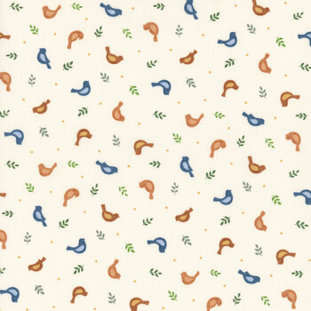 Family Tree 56164-11 Warm White by Deb Strain for Moda Fabrics, Image