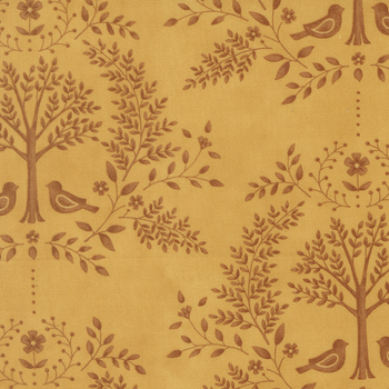 Family Tree 56160-12 Golden by Deb Strain for Moda Fabrics, Image