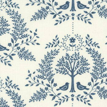 Family Tree 56160-11 Warm White by Deb Strain for Moda Fabrics, Image