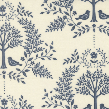 Family Tree 56160-11 Warm White by Deb Strain for Moda Fabrics, Image