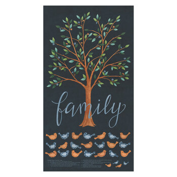 Family Tree 56166-15 Panel Night Sky by Deb Strain for Moda Fabrics, Image