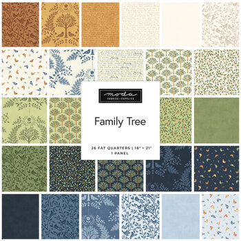 Family Tree  26 FQ Set + Panel by Deb Strain for Moda Fabrics - RESERVE, Image