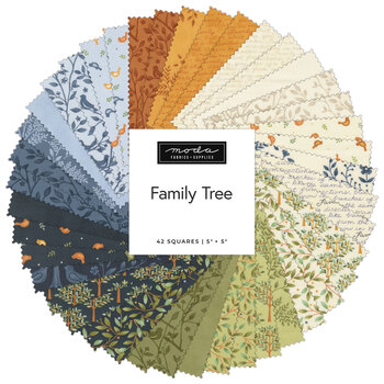 Family Tree  Charm Pack by Deb Strain for Moda Fabrics - RESERVE, Image