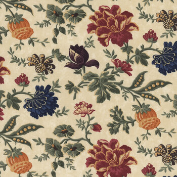 Quail Run 9830-11 Tan by Kansas Troubles Quilters for Moda Fabrics, Image