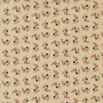 Quail Run 9834-11 Tan by Kansas Troubles Quilters for Moda Fabrics, Image