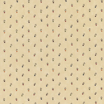 Quail Run 9836-11 Tan by Kansas Troubles Quilters for Moda Fabrics, Image