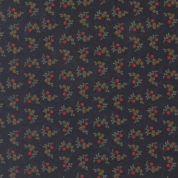Quail Run 9834-14 Indigo by Kansas Troubles Quilters for Moda Fabrics, Image