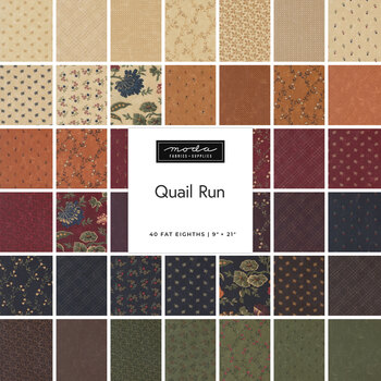 Quail Run  40 Fat Eighth Set by Kansas Troubles Quilters for Moda Fabrics - RESERVE, Image