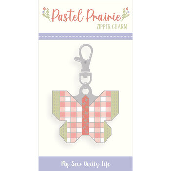 Pastel Prairie Zipper Pull - Butterfly, Image