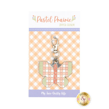 Pastel Prairie Zipper Pull - Butterfly, Image