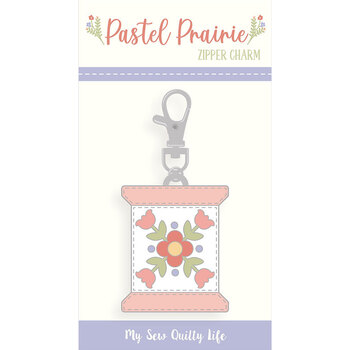 Pastel Prairie Zipper Pull - Spool, Image
