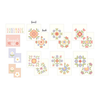 Pastel Prairie Woven Quilt Labels - 10ct, Image