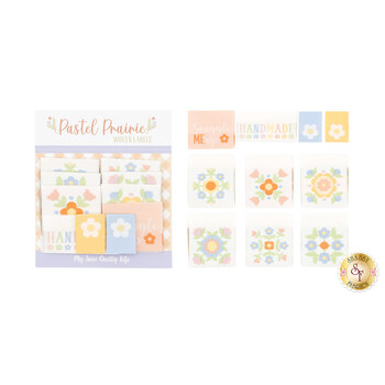 Pastel Prairie Woven Quilt Labels - 10 Count, Image