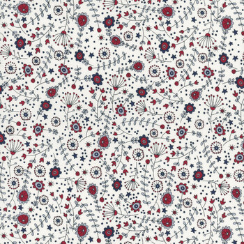 Independence Day 55722-11 Vanilla by Sweetwater for Moda Fabrics, Image