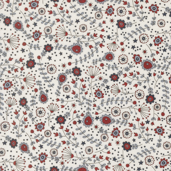Independence Day 55722-11 Vanilla by Sweetwater for Moda Fabrics, Image