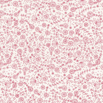 Independence Day 55722-21 Vanilla Red by Sweetwater for Moda Fabrics, Image