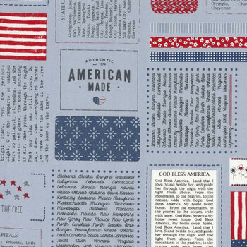 Independence Day 55720-12 Splash by Sweetwater for Moda Fabrics, Image