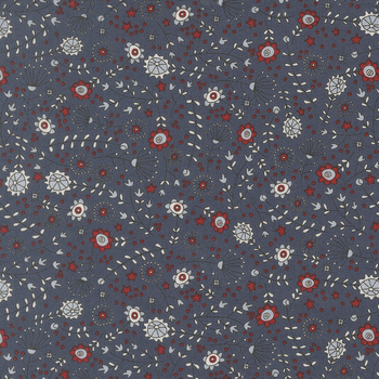 Independence Day 55722-14 Indigo by Sweetwater for Moda Fabrics, Image