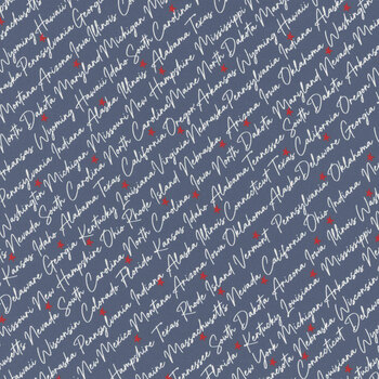 Independence Day 55721-14 Indigo by Sweetwater for Moda Fabrics, Image