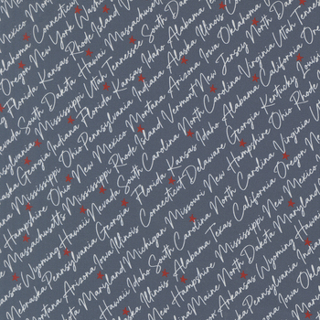 Independence Day 55721-14 Indigo by Sweetwater for Moda Fabrics, Image