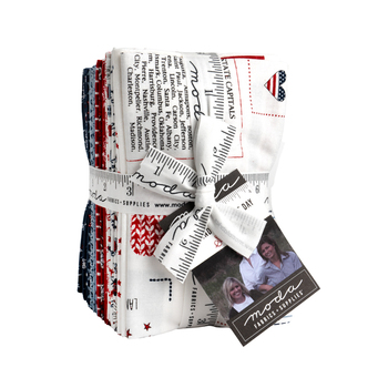 Independence Day  32 Fat Eighth Set by Sweetwater for Moda Fabrics - RESERVE, Image