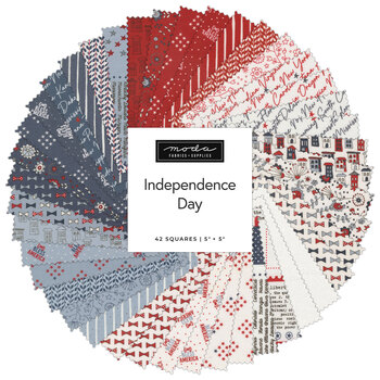 Independence Day  Charm Pack by Sweetwater for Moda Fabrics - RESERVE, Image