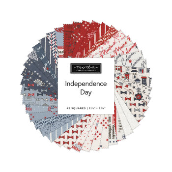 Independence Day  Mini Charm Pack by Sweetwater for Moda Fabrics - RESERVE, Image