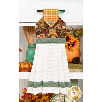  Hanging Towel Precut Kit - The Awe of Autumn - Brown, Image