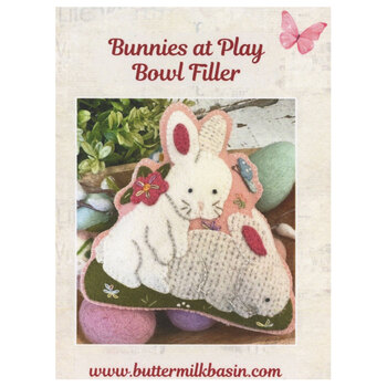 Bunnies At Play Bowl Filler Pattern, Image