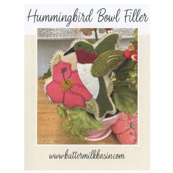 Hummingbird Bowl Filler Pattern, Image